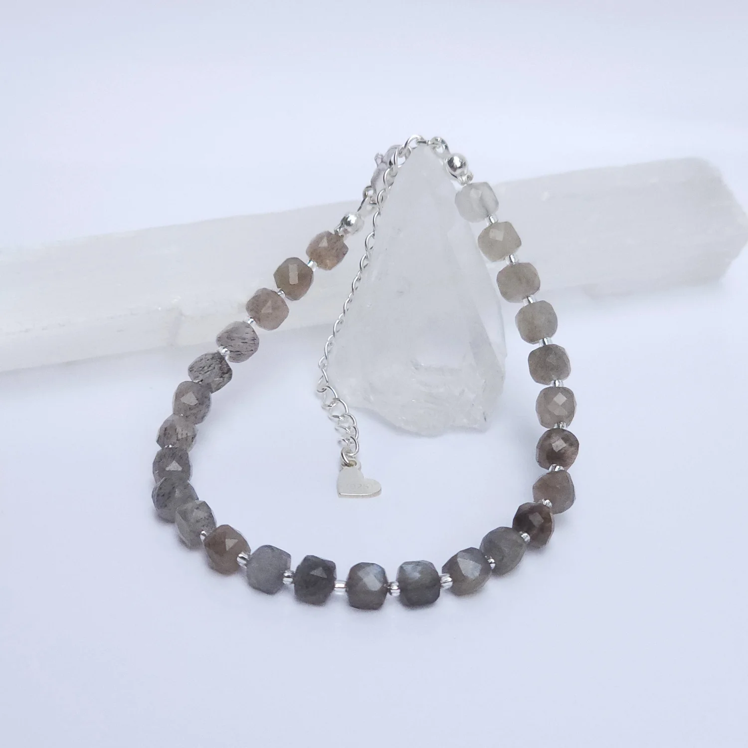 Bransoletka "SILVER MOON" (kamień księżycowy)